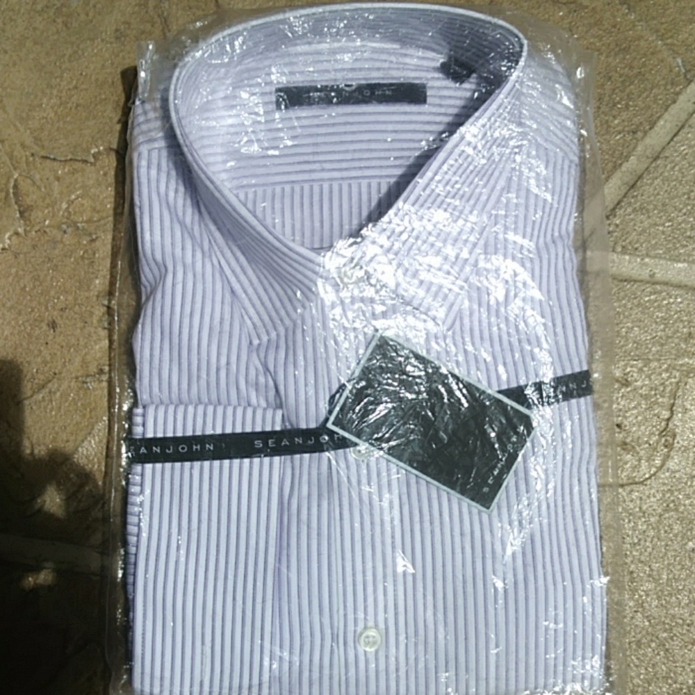 Men's dress shirt with French cuffs 17X 36-37